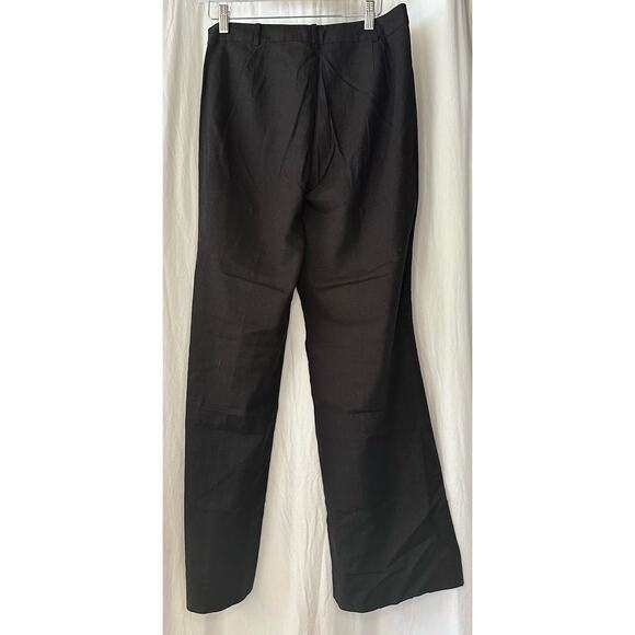 Michael Kors Black Linen Pants Size 8 - Picture 3 of 3